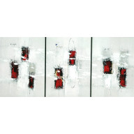 Tableau triptyque de ADA réf 106 (30 x 30 cm)