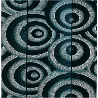Tableau tryptique d'Art Aborigène réf 20 (30 x 100 cm)