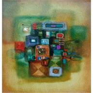 Tableau de LOKA DANA réf 314 (30 x 40 cm)
